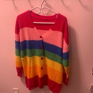 Rainbow cardigan
